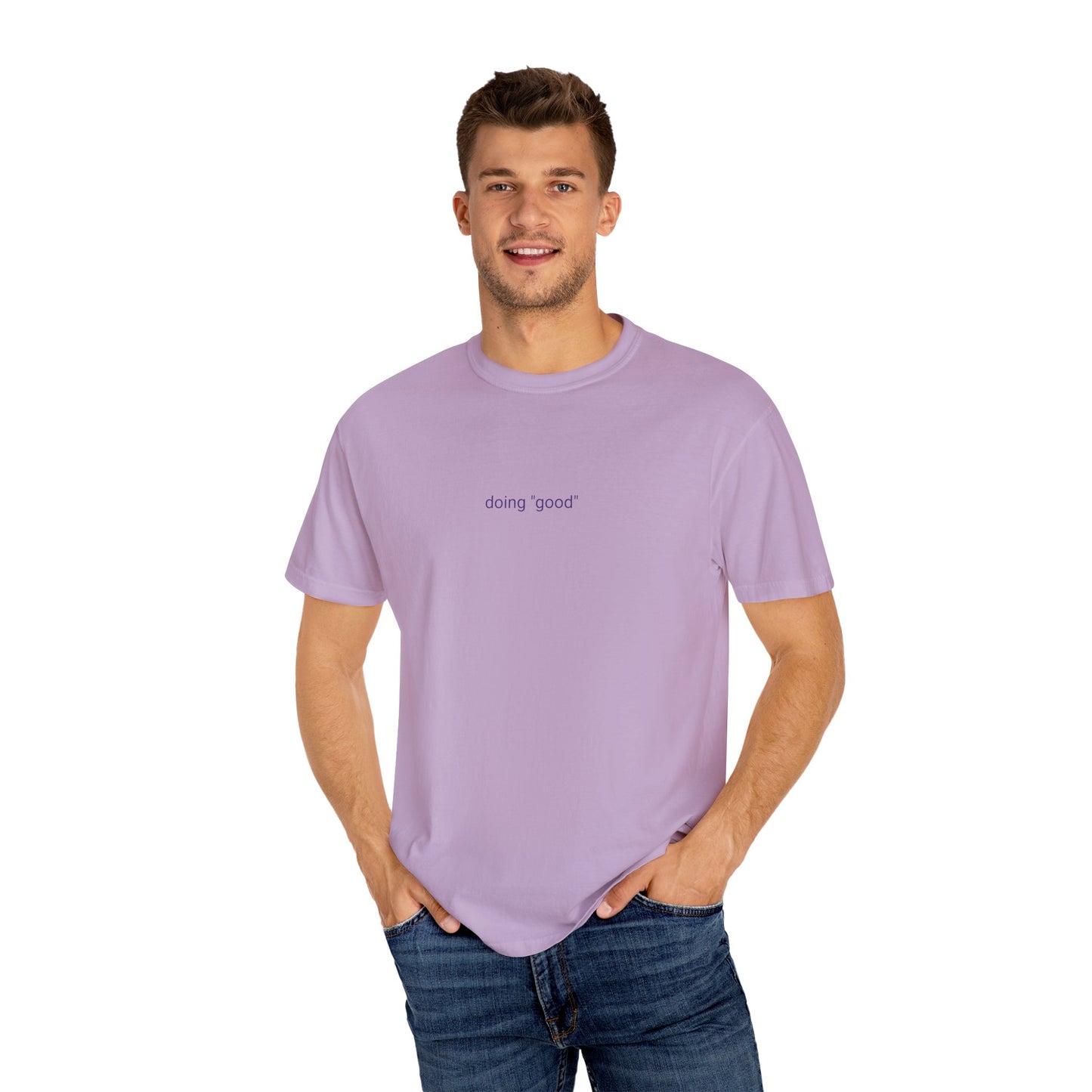 "it's okay to be mediocre" Hand-Designed T-shirt