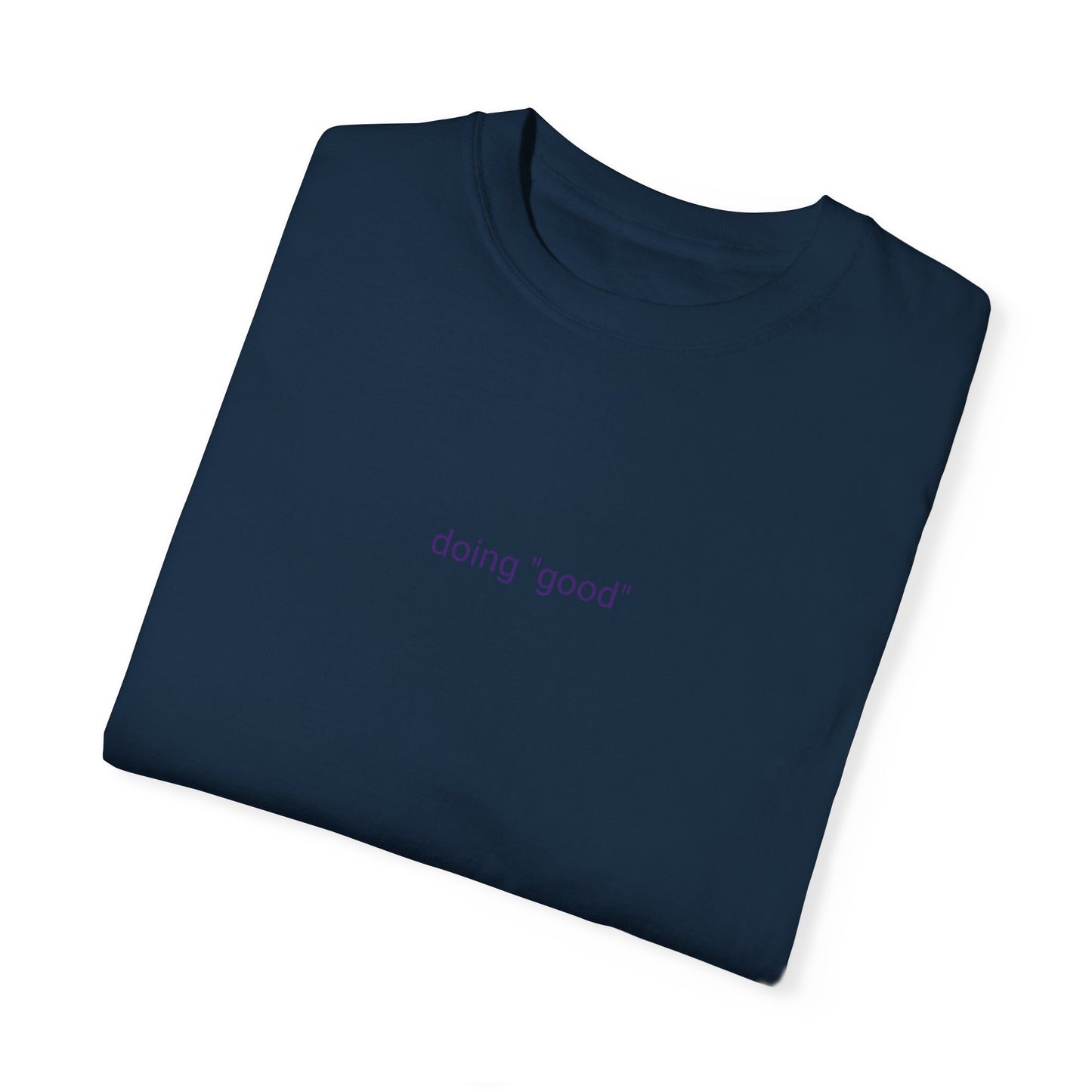 "it's okay to be mediocre" Hand-Designed T-shirt