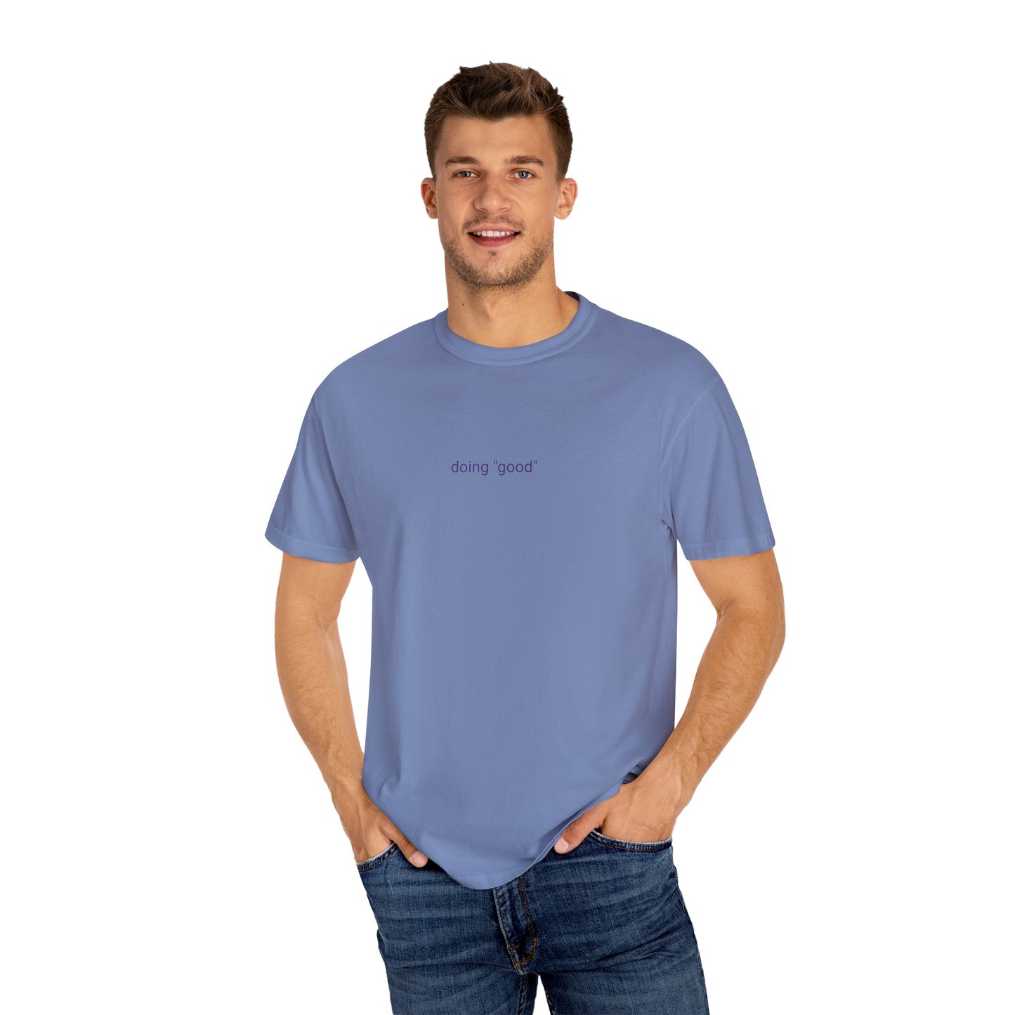 "it's okay to be mediocre" Hand-Designed T-shirt