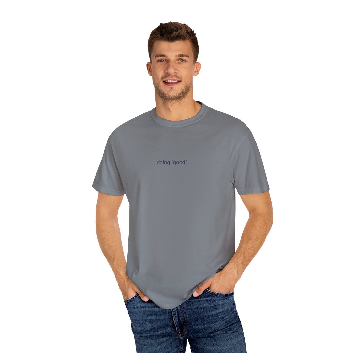 "it's okay to be mediocre" Hand-Designed T-shirt
