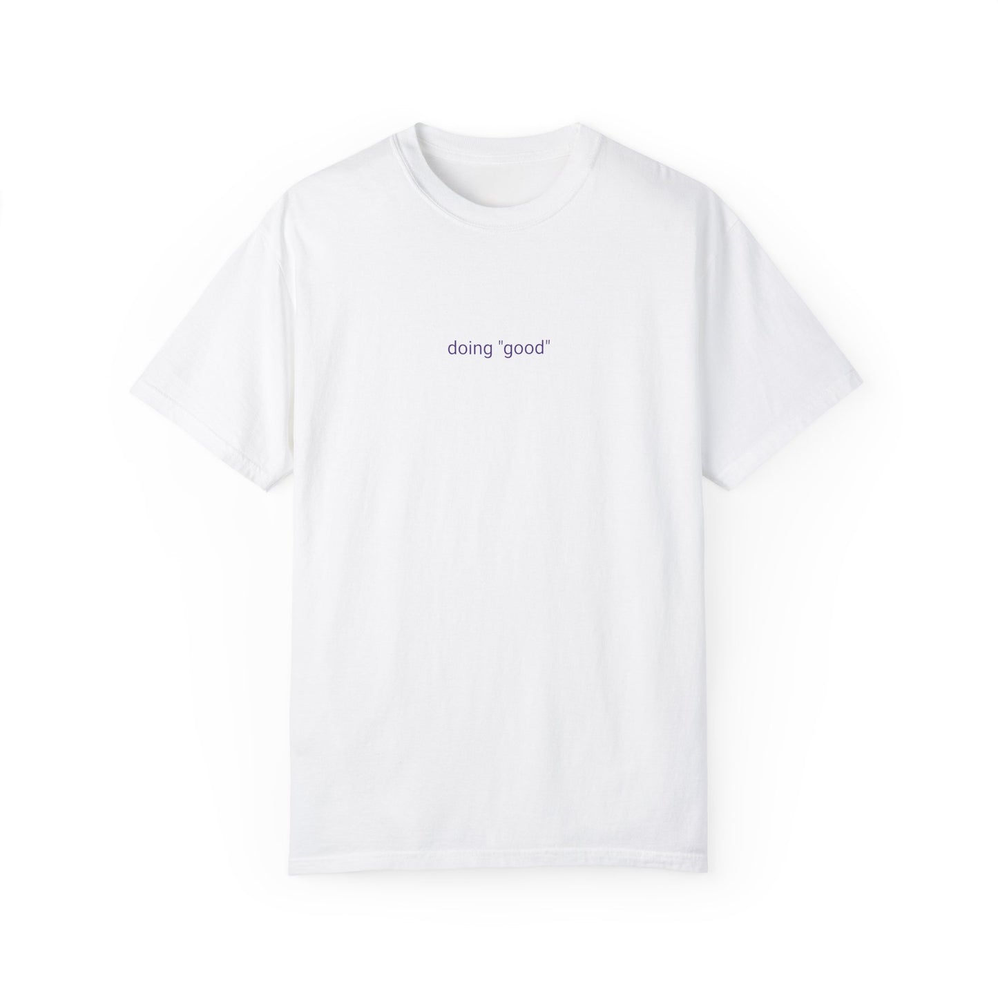 "it's okay to be mediocre" Hand-Designed T-shirt