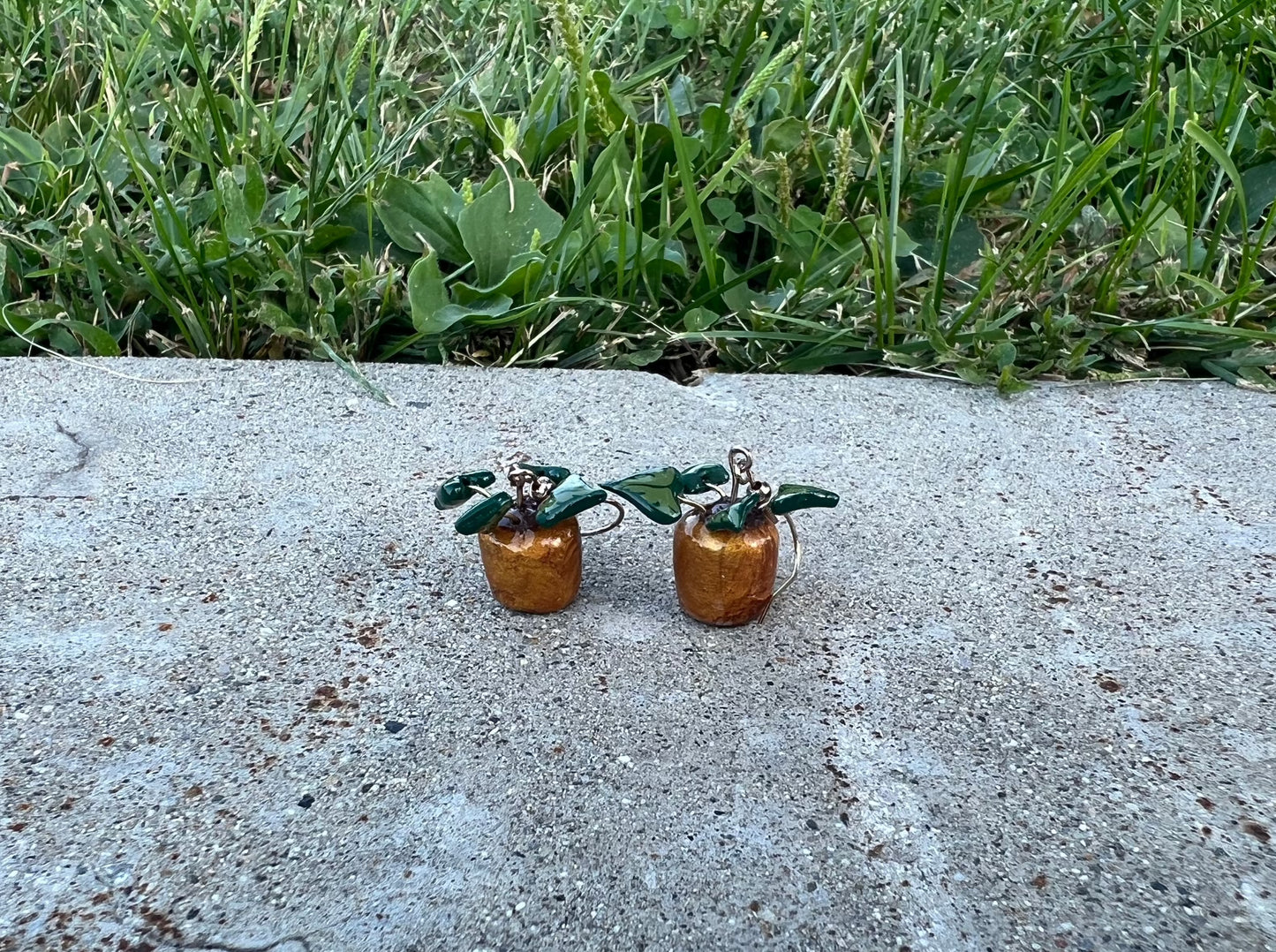 Mini Plant Earrings