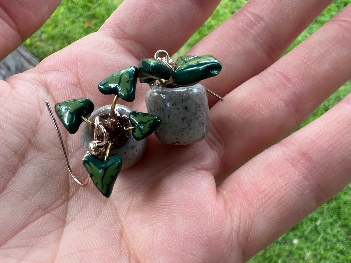 Mini Plant Earrings