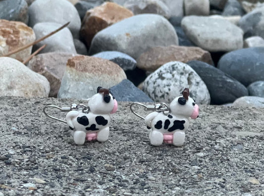 Happy Cow Earrings